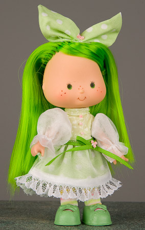 Lime Chiffon Berrykin-- straight hair